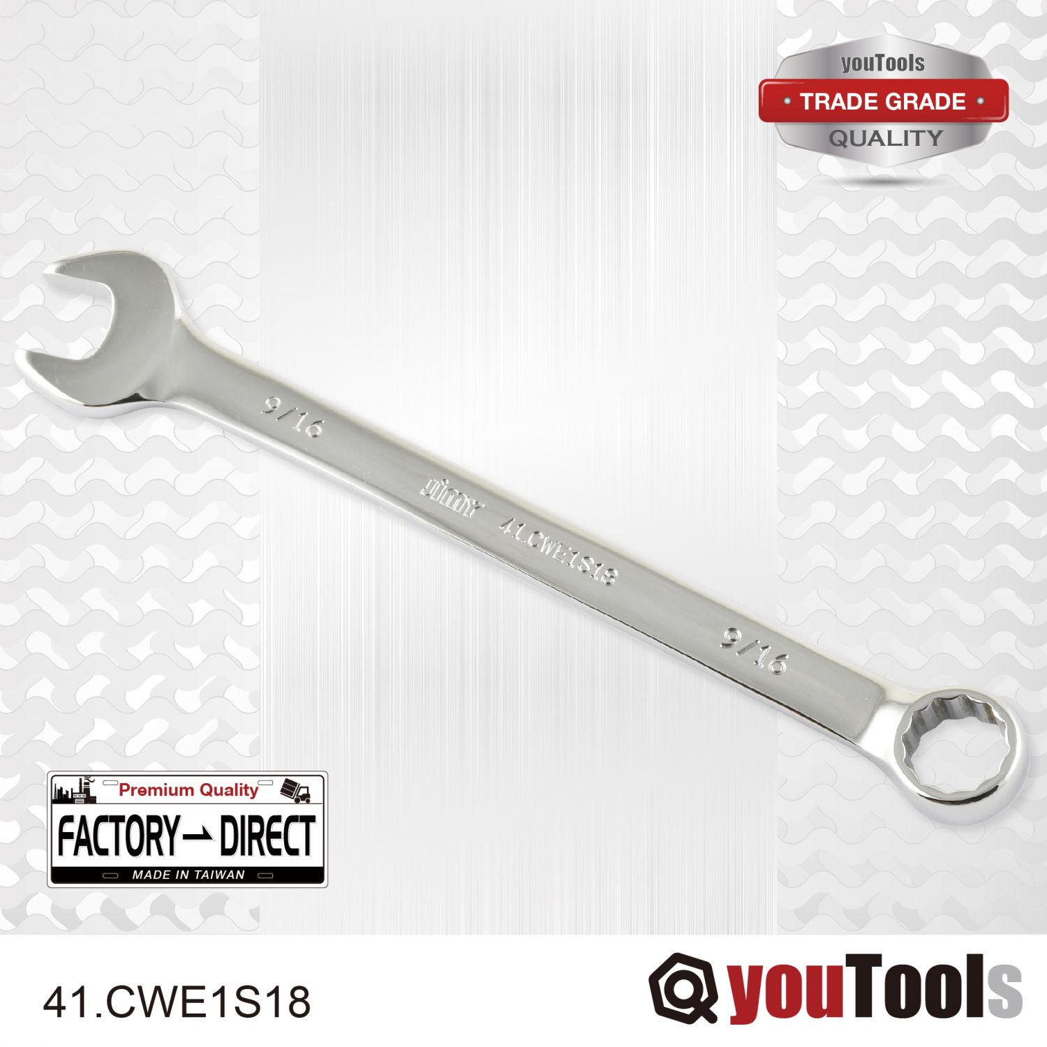 Combination Wrench 9 16″ Extra Long Ring Open End Wrench 